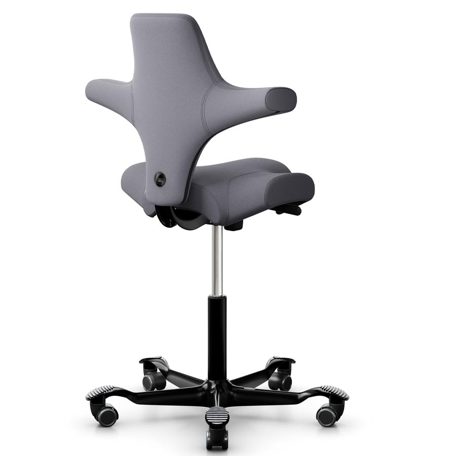 HAG Capisco 8106 Stoff Xtreme grau 081 Gestell schwarz - 265er Gasfeder
