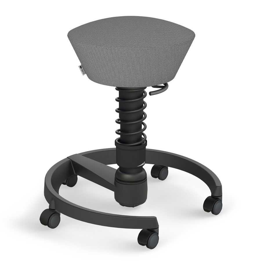 Aeris Swopper Stoff Cura meliert | Grau | Rollen