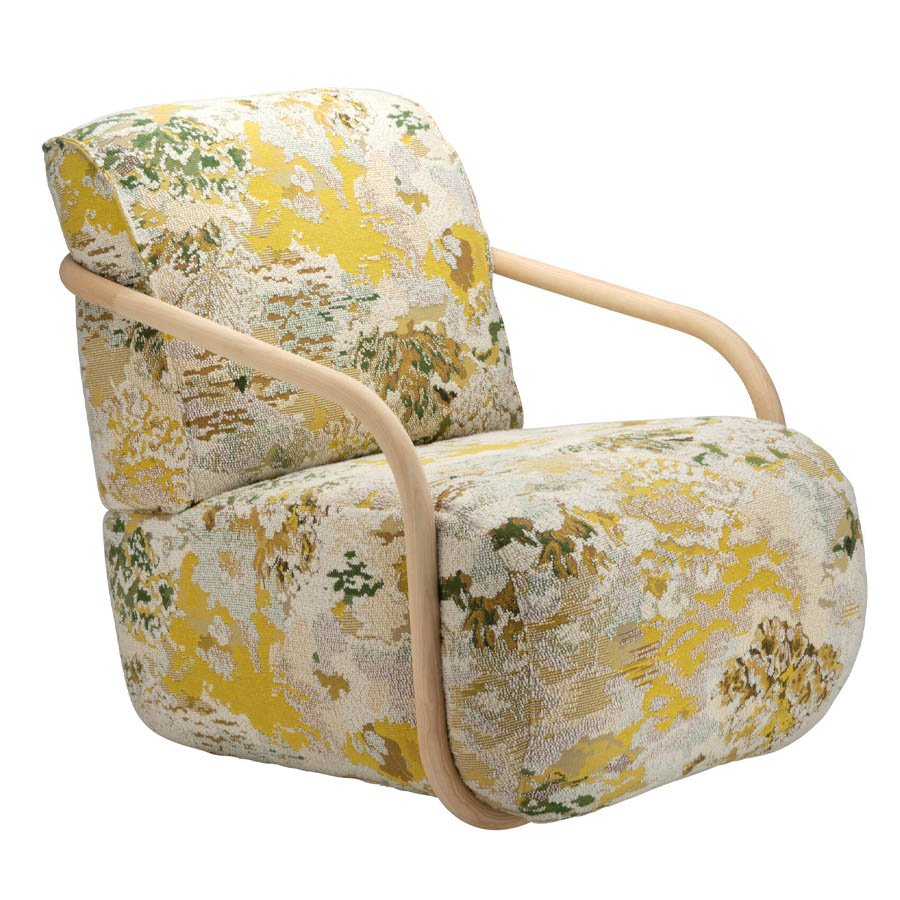 THONET 2001 Bugholzsessel Esche mit Armlehnen - Beispielbild