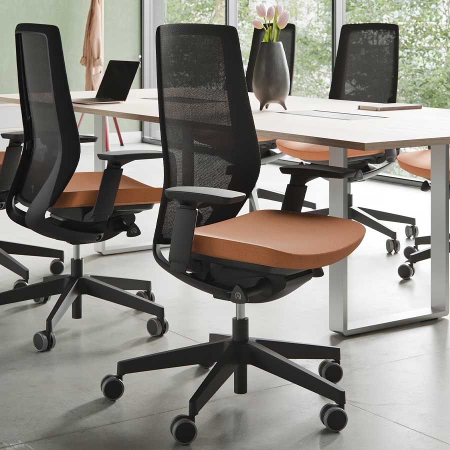 Profim AccisPro mit Netzrücken schwarz Beispielbild