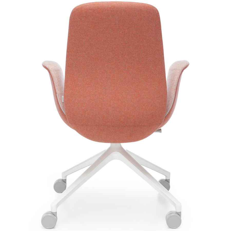 Profim ElliePro 20HST Synergy lachs zweifarbig - 4-armiges Fußkreuz RAL 9016 weiß - Rückseite