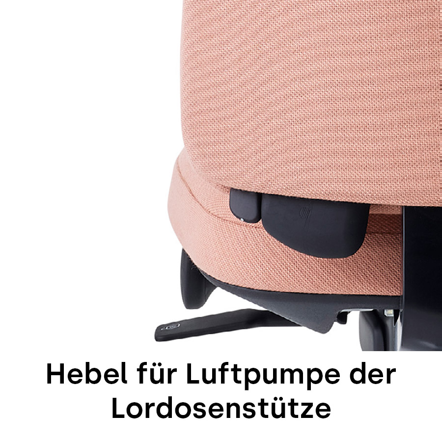 rh Logic 220 | Hebel für Luftpumpe der Lordosenstütze