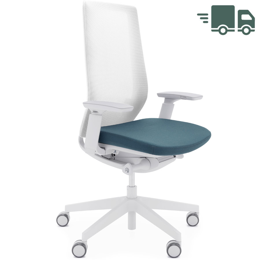 Profim AccisPro mit Netzrücken weiß und Sitzbezug Select 67098 - schnell geliefert