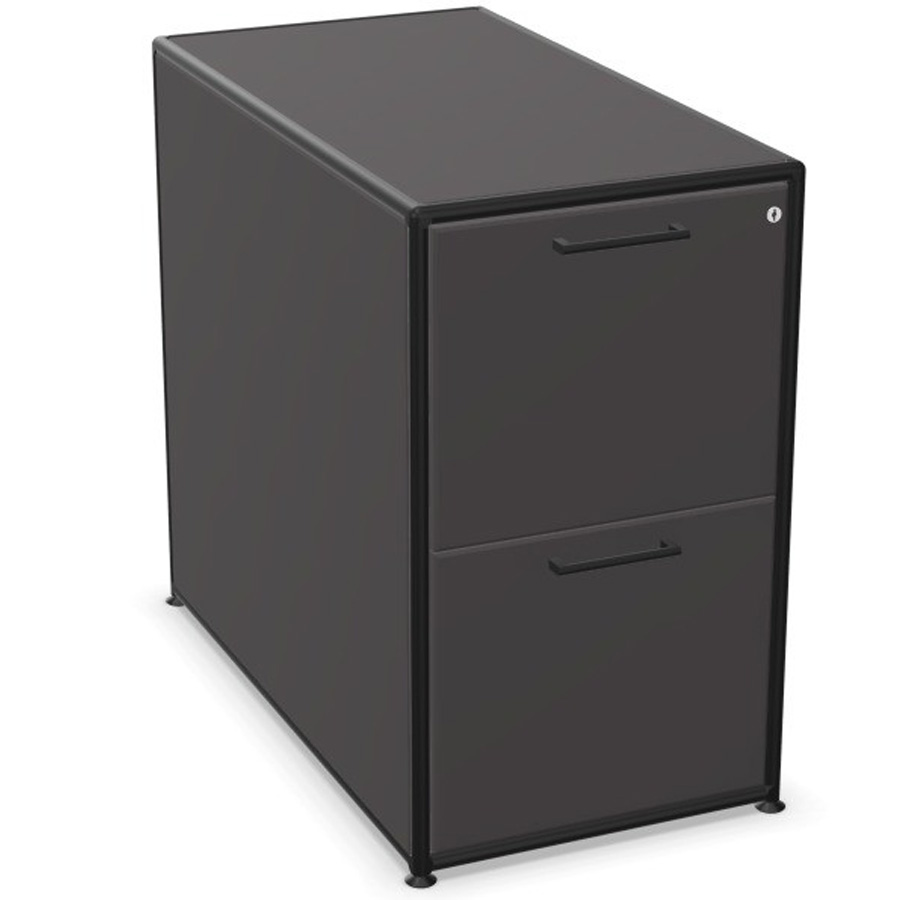 Bosse Modul Space Standcontainer in Basaltgrau Rahmen schwarz