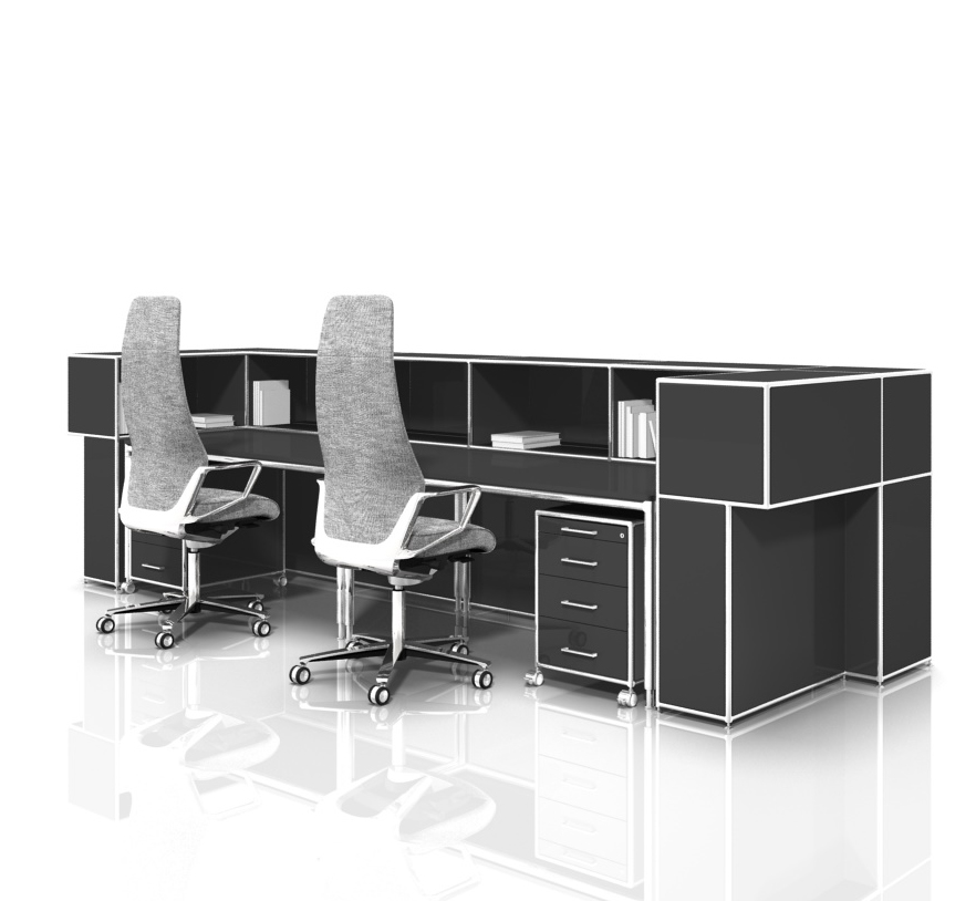 Bosse Modul Space Empfangstheke 11 Farbe schwarz