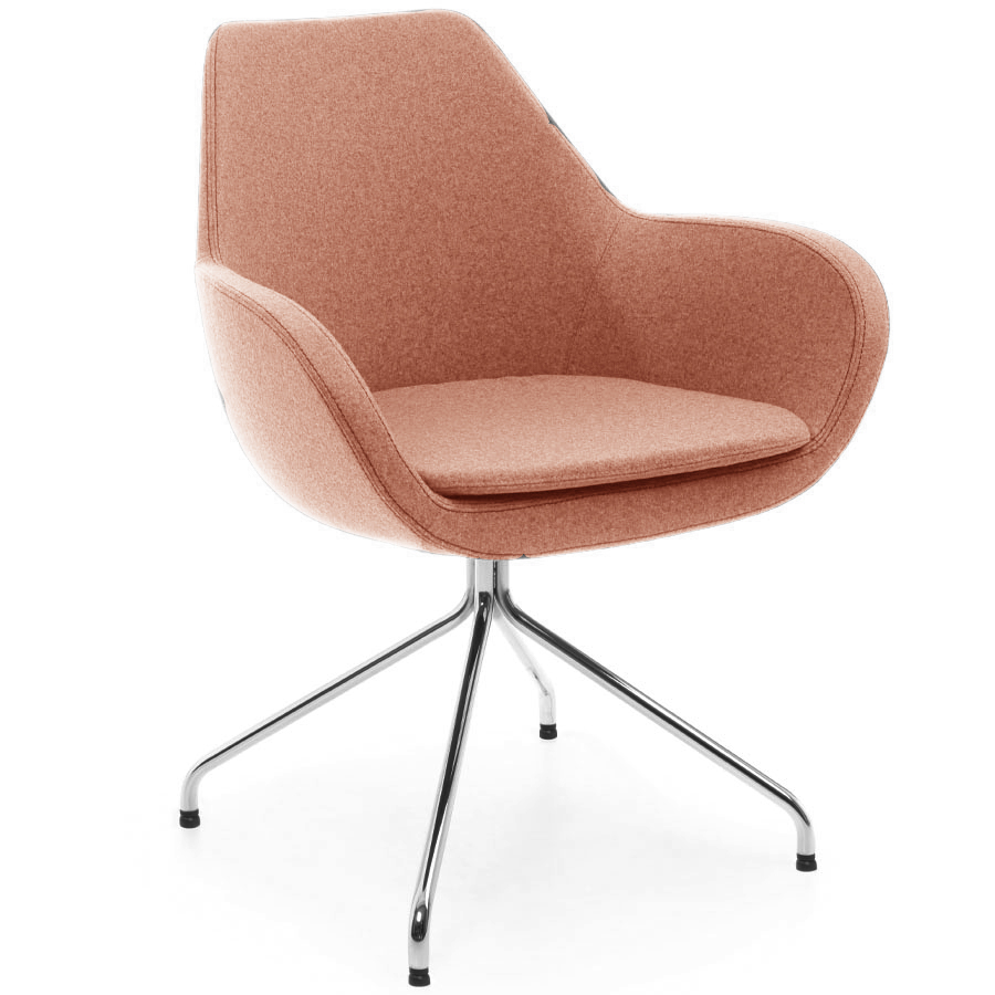 Profim Fan mit Spinnenfuß in Chrom Synergy lachs