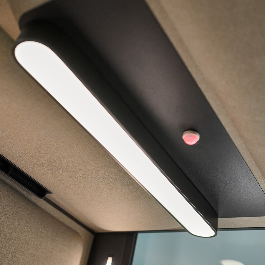 Hushfree.S Akustikbox Beleuchtung