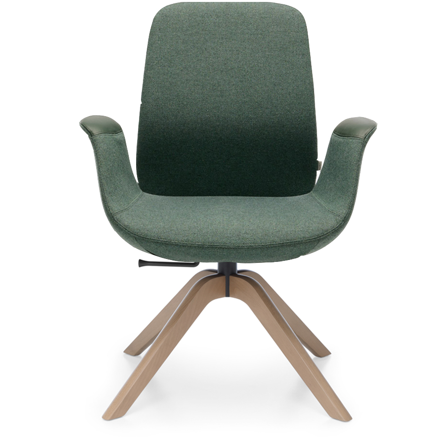 Profim ElliePro 20HW Bezug Cura grün - Holzgestell