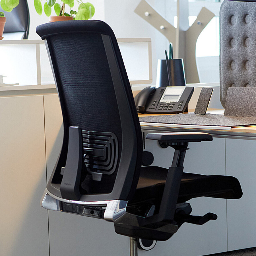 HAWORTH Very Task (Comforto 62) Bürodrehstuhl schwarz gepolstert