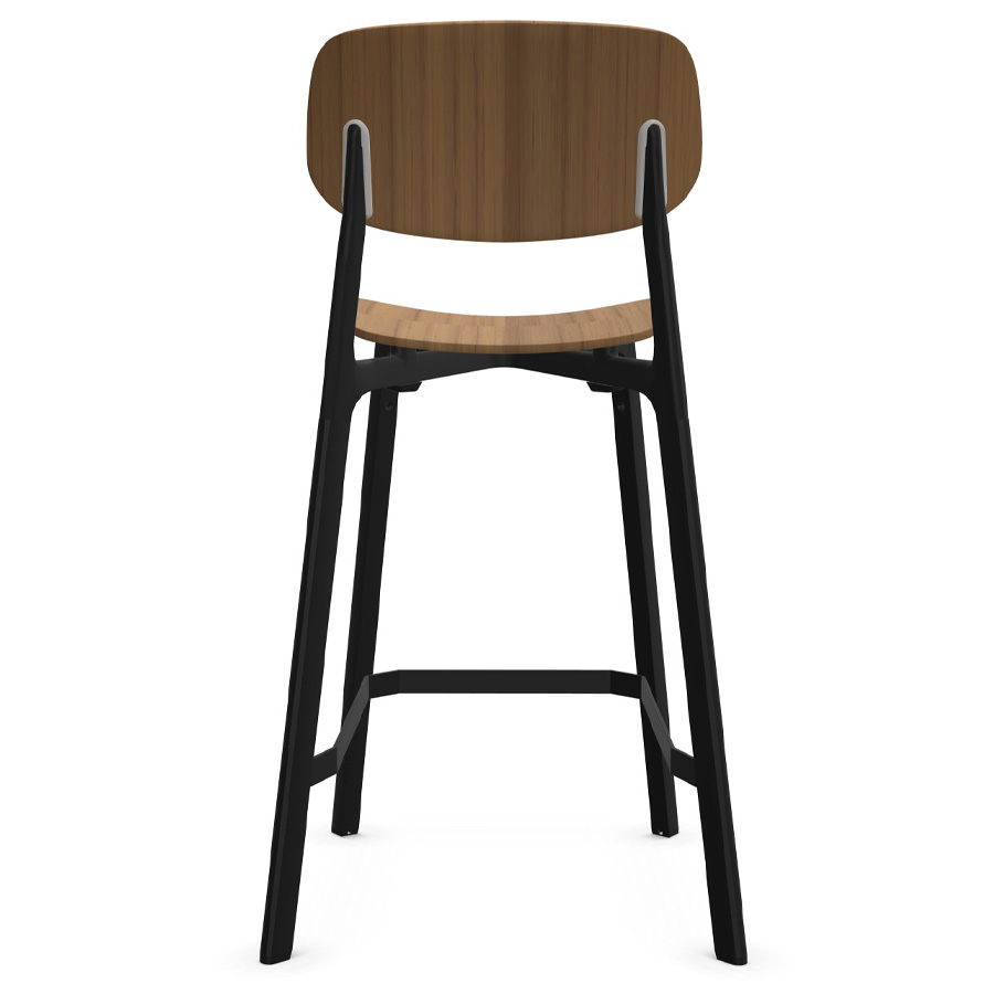 Kristalia COLANDER Barhocker Nussbaum