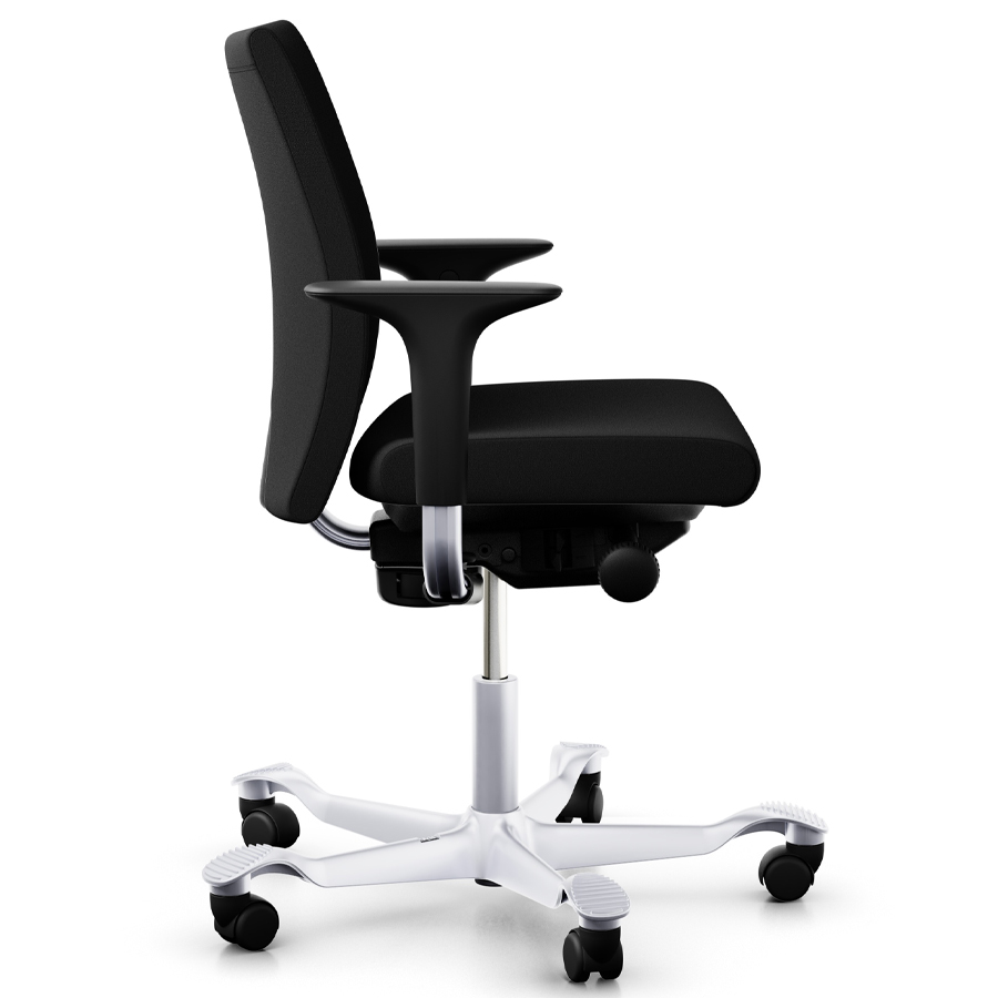 HAG Creed 6004 mit mittelhoher Rückenlehne u. 2D-Armlehnen - Gestell silber