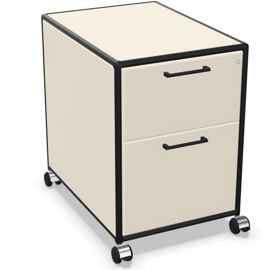 Bosse Modul Space Rollcontainer in Creme - Black Edition