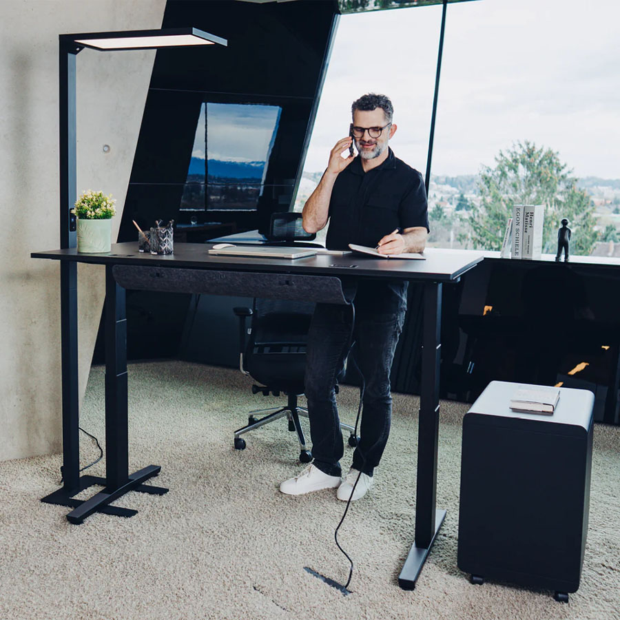 Yaasa Desk Expert und Chair Expert Bundle mit Lamp Classic