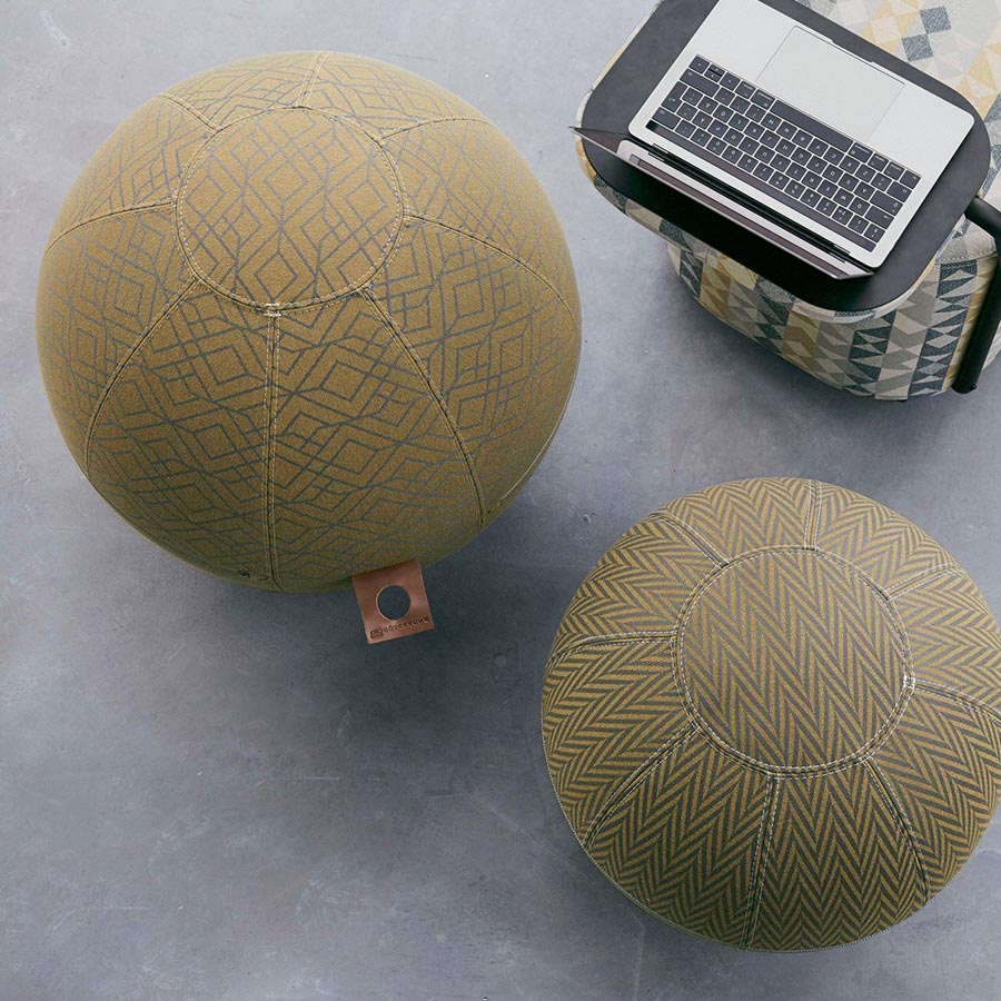 Götessons Office Ballz - Beispielbild kleine und große Variante - Bezugsstoff Jane