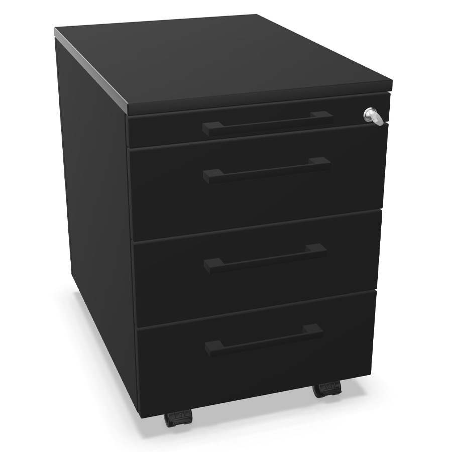 Palmberg Rollcontainer ORGA PLUS 333+1 schwarz