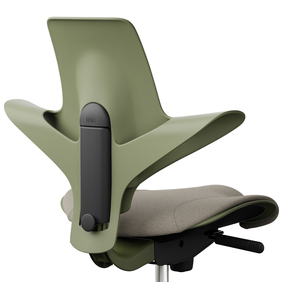 HAG CAPISCO PULS 8020 | Stehhilfe | Farbe Moss | Sitzfläche hellbeige