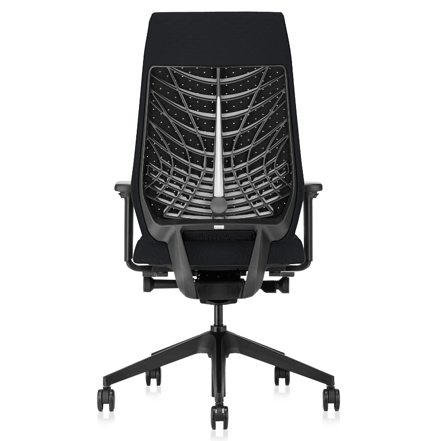 Interstuhl JOYCEis3 JC317 Bürostuhl mit Softback hoch Farbe schwarz - Rückansicht