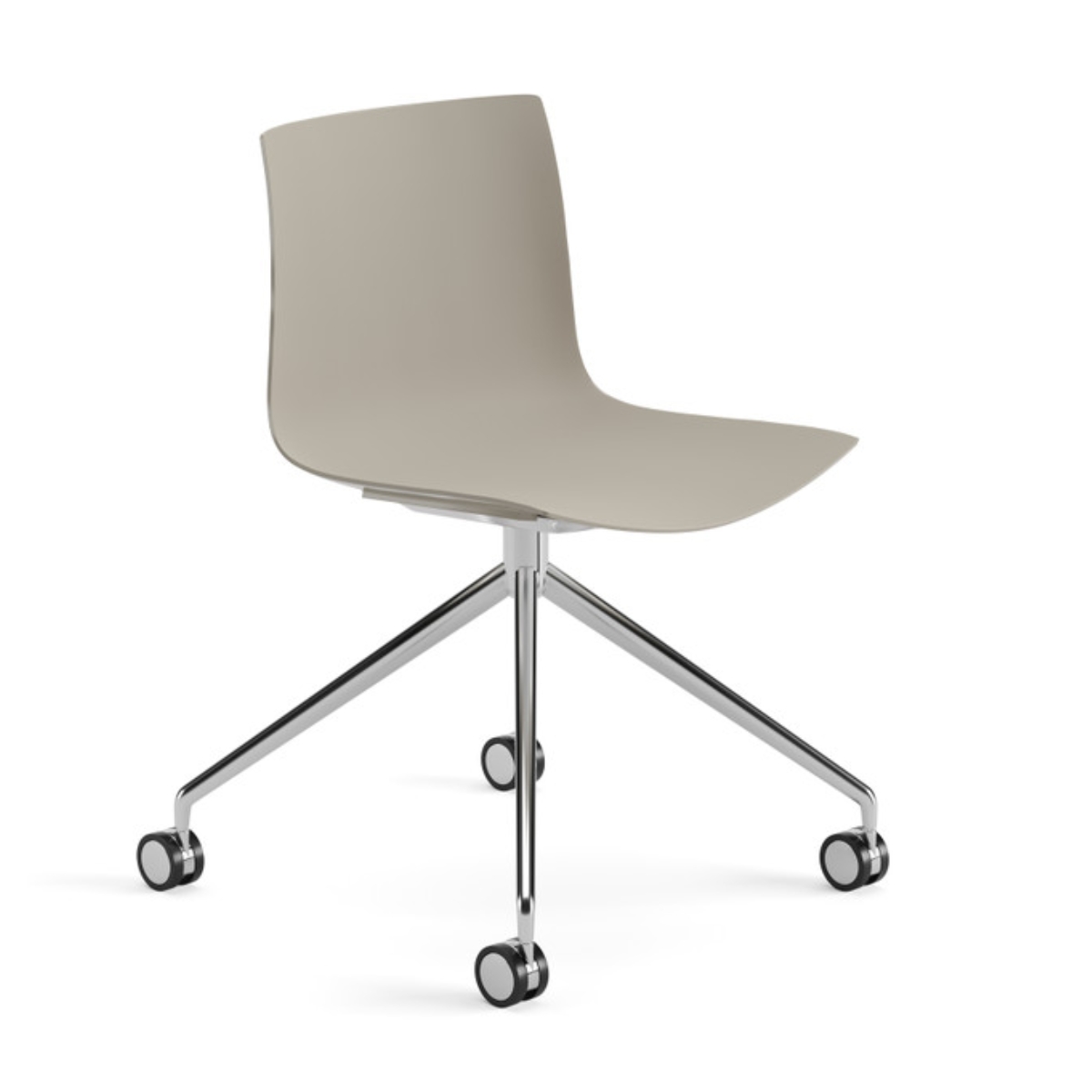 arper catifa drehsessel 46 0369 Schale taubengrau - Gestell Alu