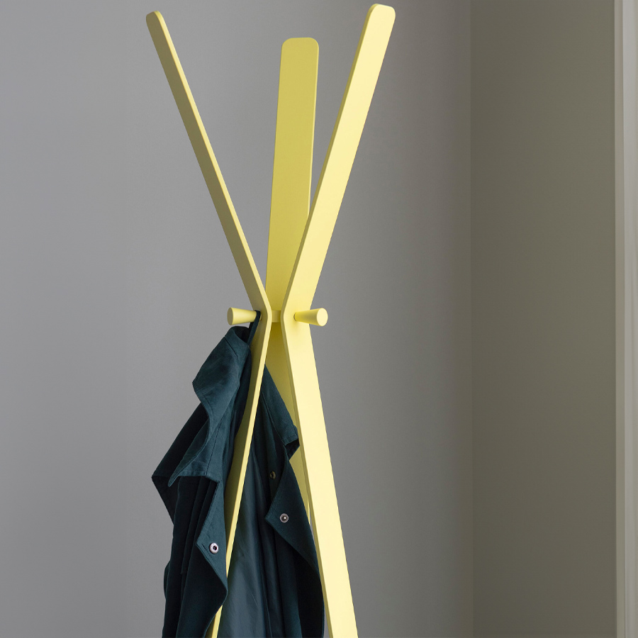 Cascando Bend Garderobe hellgelb