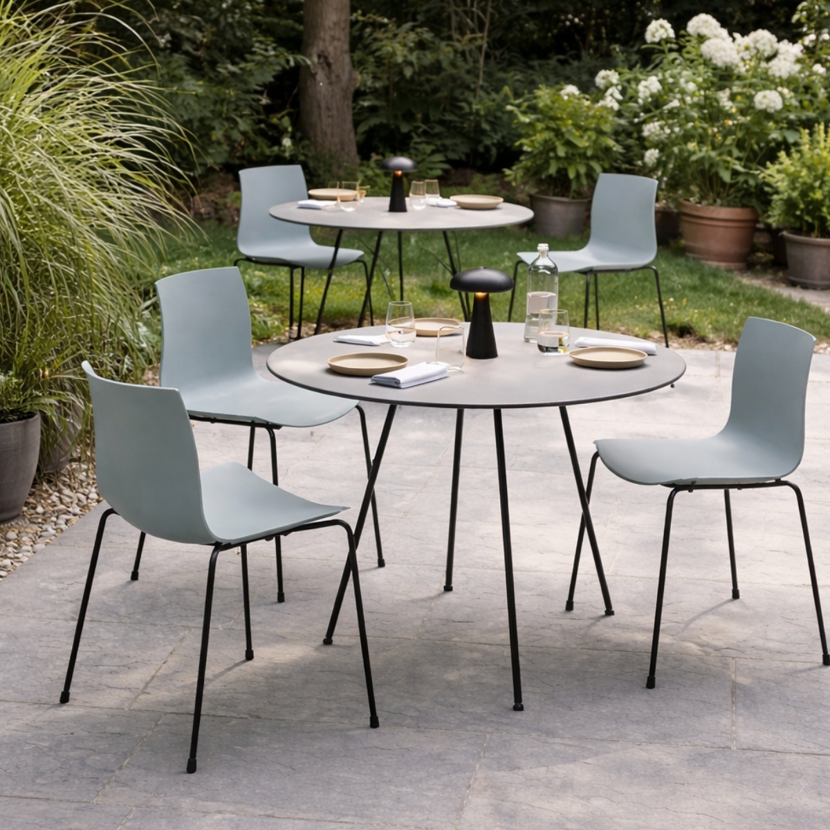Arper Catifa 46 0251 gartenstuhl petrol