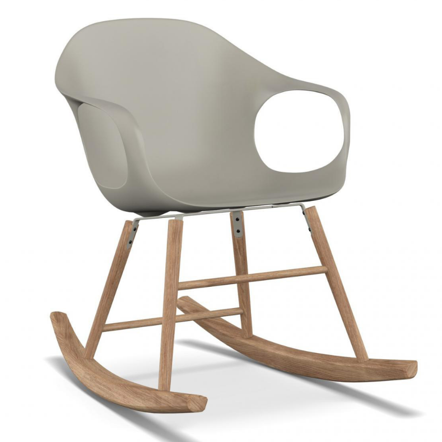 Kristalia ELEPHANT Schaukelstuhl mit Eichenholz