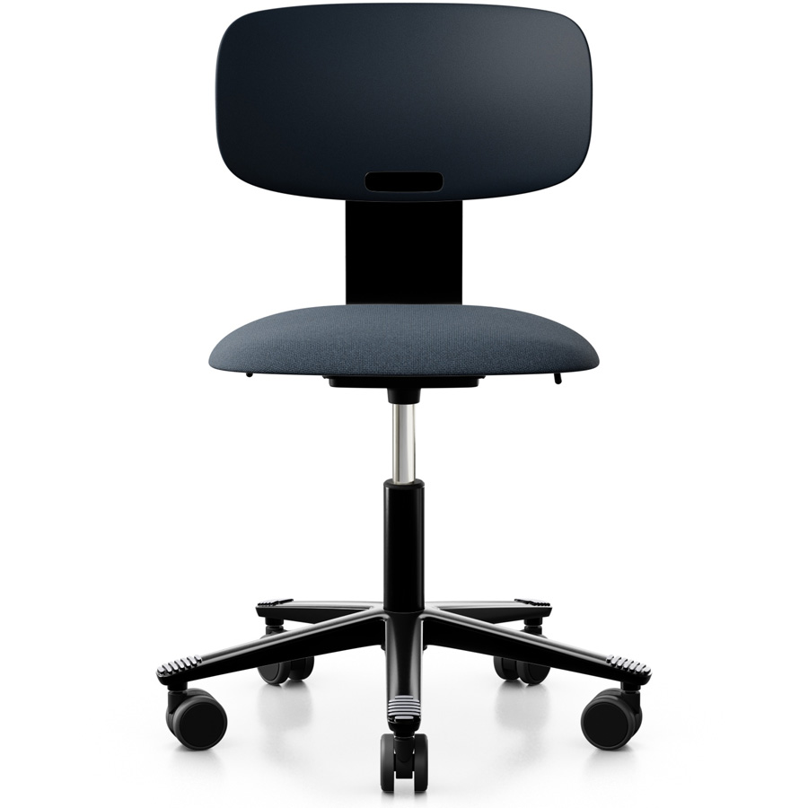 HAG Tion 2140 Bürostuhl Crowberry - Sitz Stoff Cura - Rückenschale Kunststoff - Frontansicht