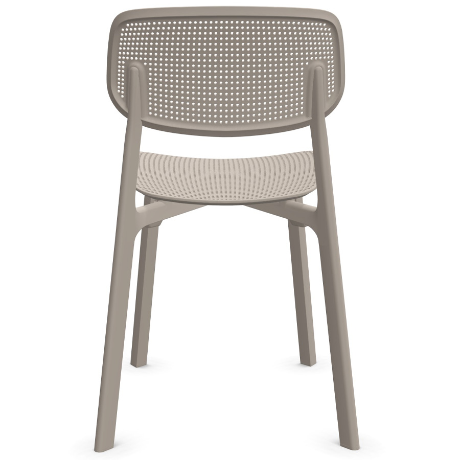 Kristalia COLANDER Chair Beige Rückseite