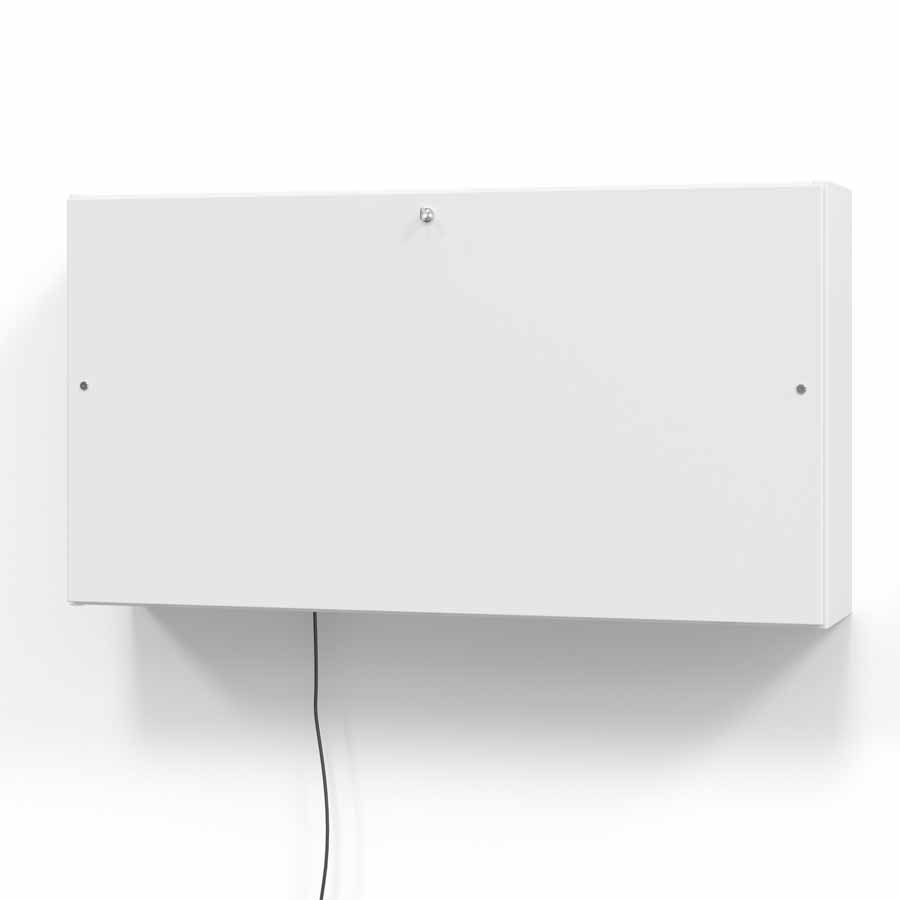 Wandschreibtisch weiß - geschlossen