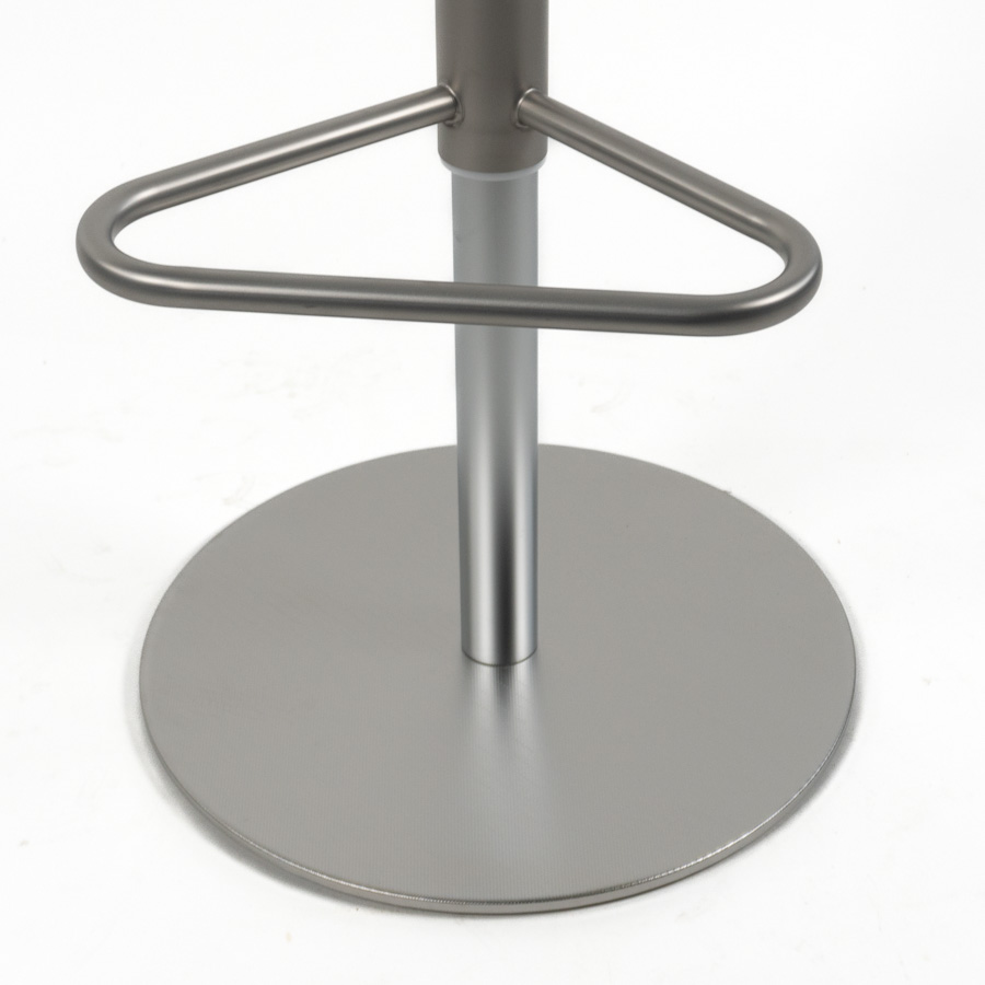 lapalma MIUNN S104 Barhocker | Baydur weiss | Gestell Edelstahl | Platte rund