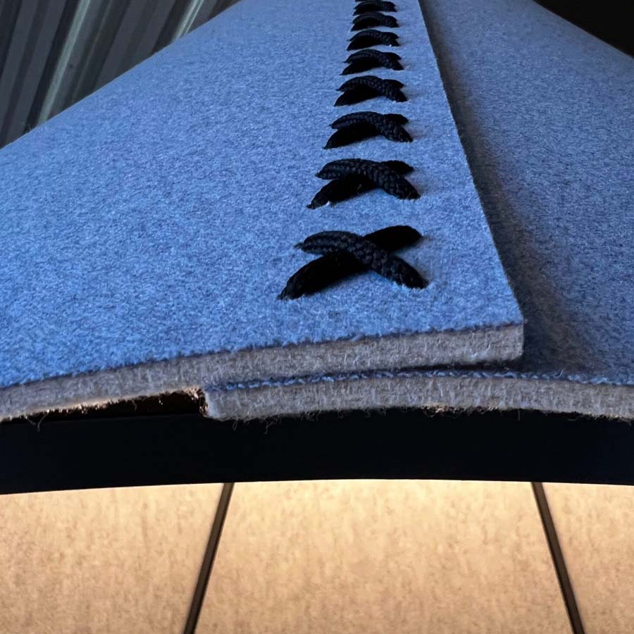 BuzziSpace BuzziShape - Größe L - Außen BuzziFelt Offwhite 63, Innen BuzziFabric Electric 16