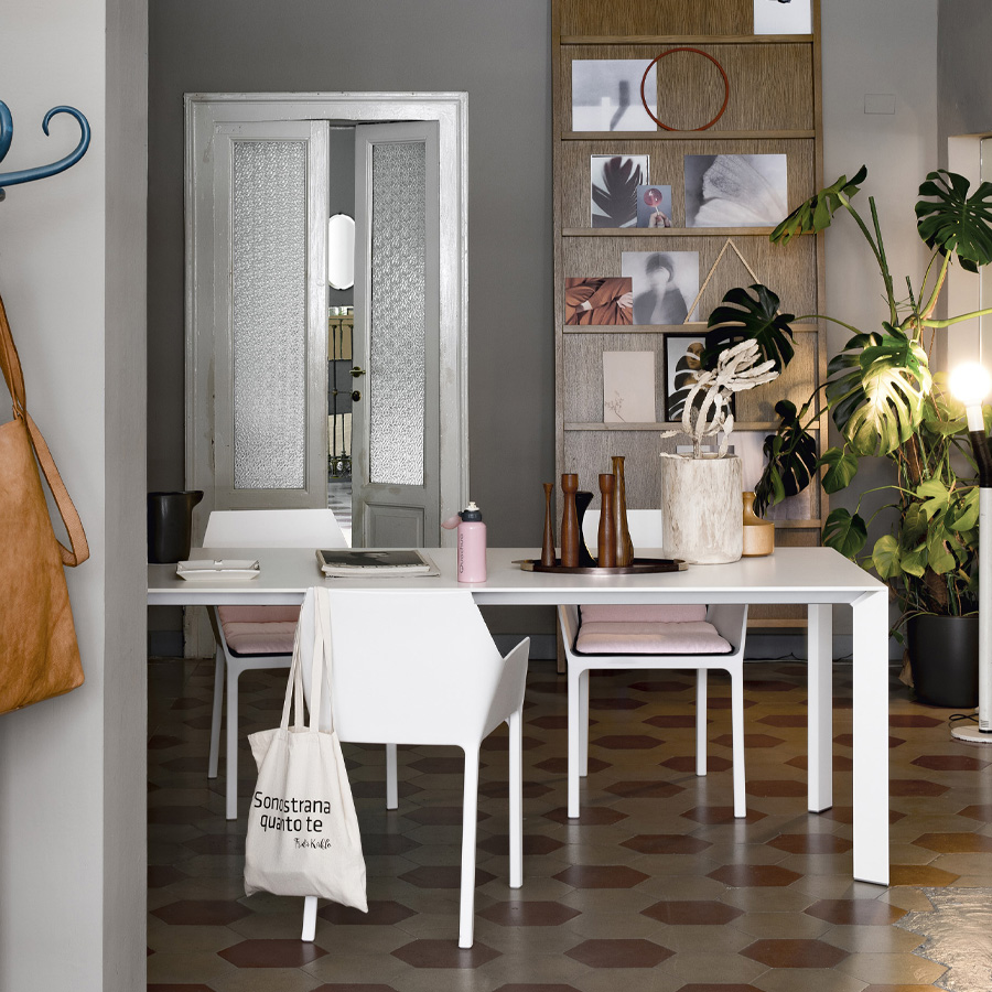 Kristalia Nori Esstisch in Weiß