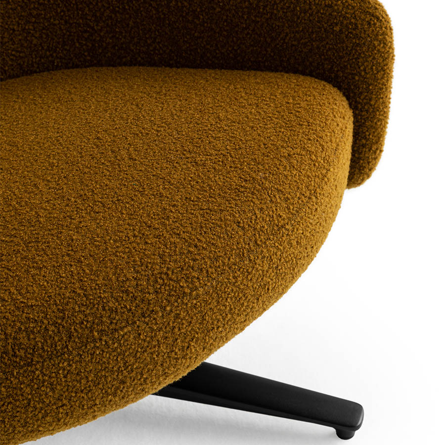 Noti Palo Sessel mit Drehfußgestell Stoff Baru 450 Nahaufnahme