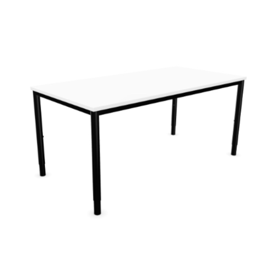 Sinac Platte Weiß Gestell schwarz