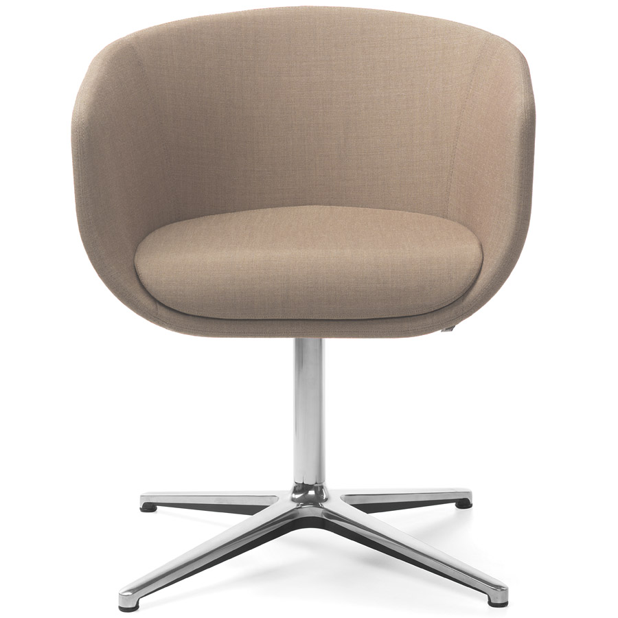 Profim Nu 20F - Bezug EVO beige EV2 - Gestell Fußkreuz Aluminium poliert