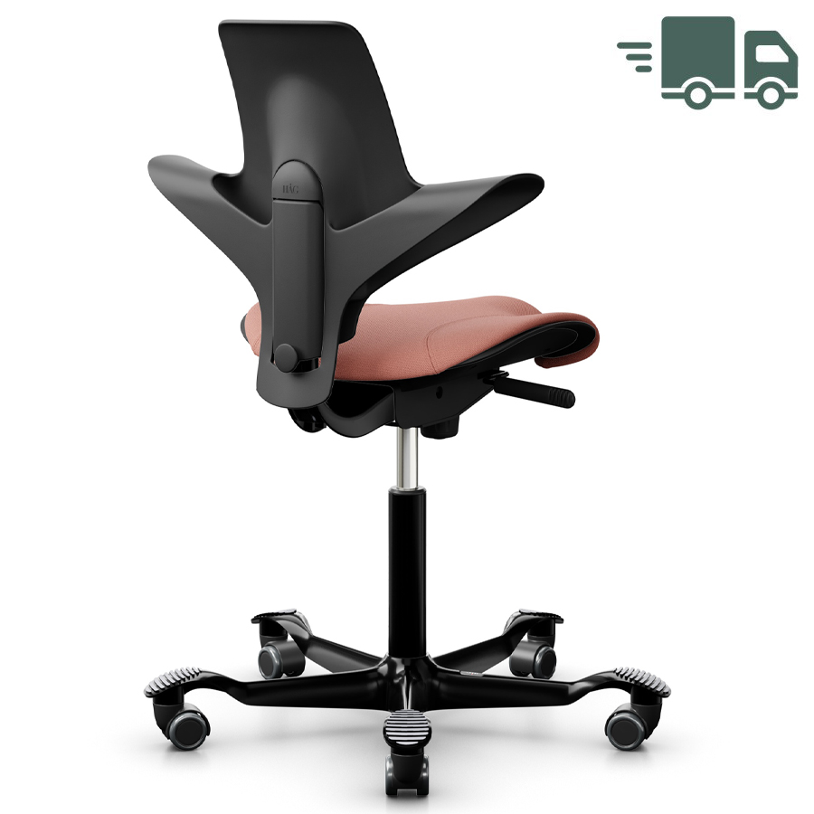 HAG CAPISCO PULS 8020 Black Edition mit Stoff Select rosa - Rückseite