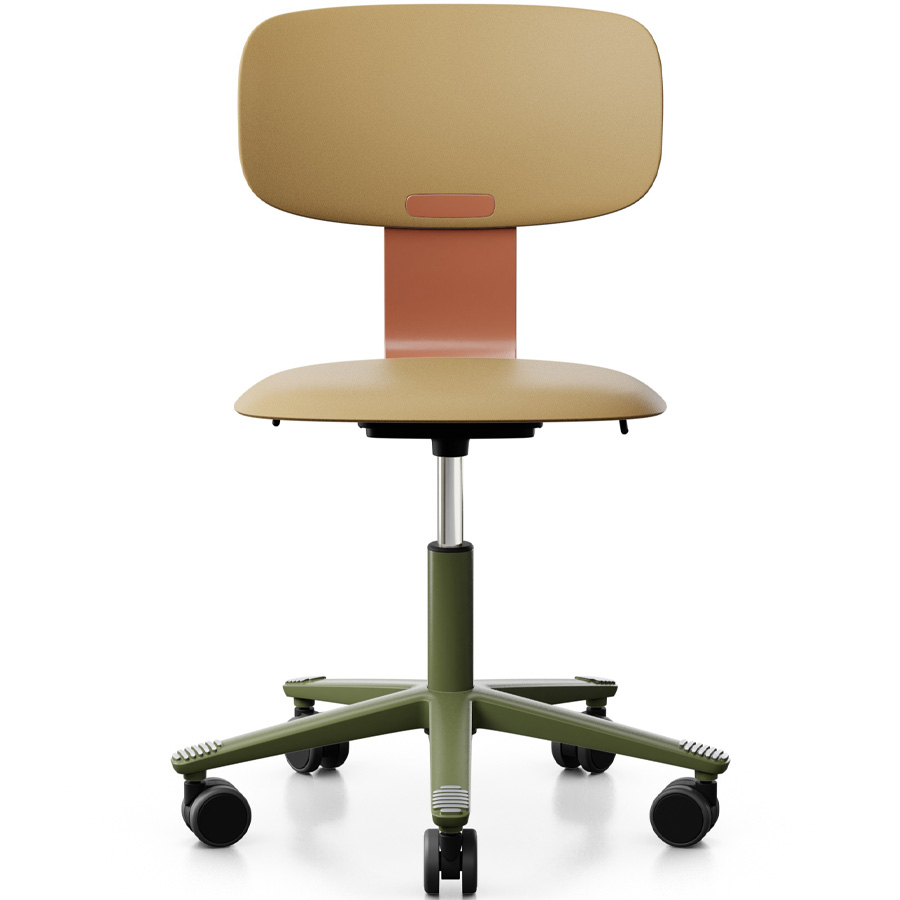 HAG Tion 2100 Bürostuhl Harvest - Sitz u. Rückenschale Kunststoff - Frontansicht