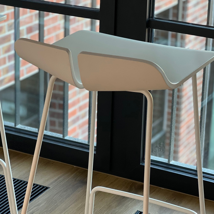 lapalma Link Barhocker weiß