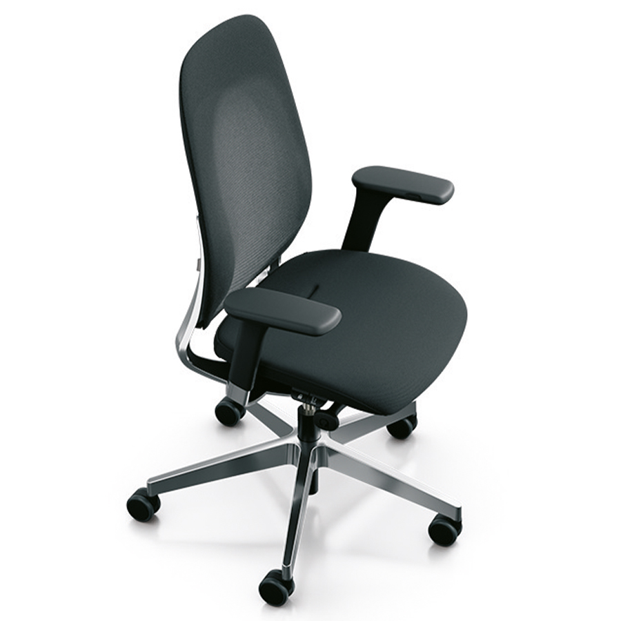 Giroflex 40-4049 Drehstuhl mit hoher Netzrückenlehne schwarz