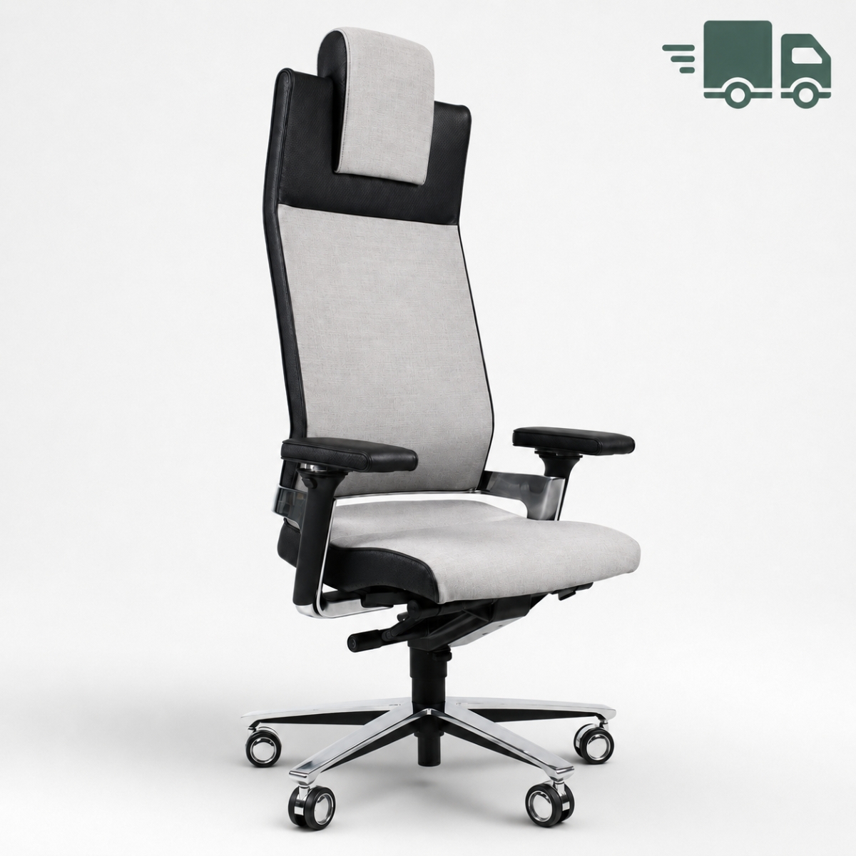 Züco Chefsessel LACINTA EL 0595 | Leder-Stoff-Bezug