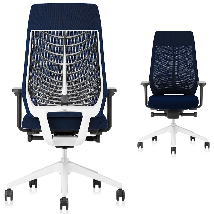 Interstuhl JOYCEis3 JC217 Bürostuhl mit Netzrücken hoch Farbe kobaltblau