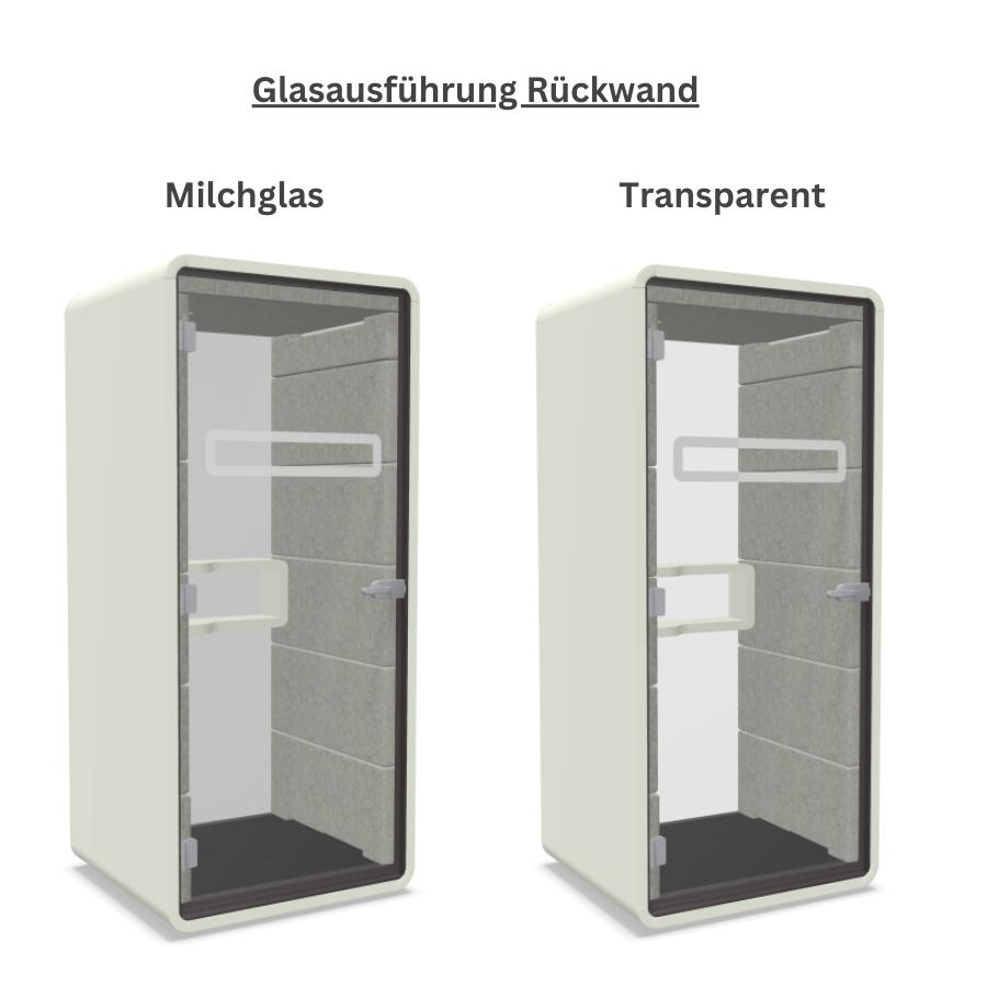 Hushphone Glasausführungen Rückwand