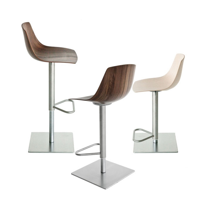 lapalma MIUNN S104 Barhocker mit Holzschale