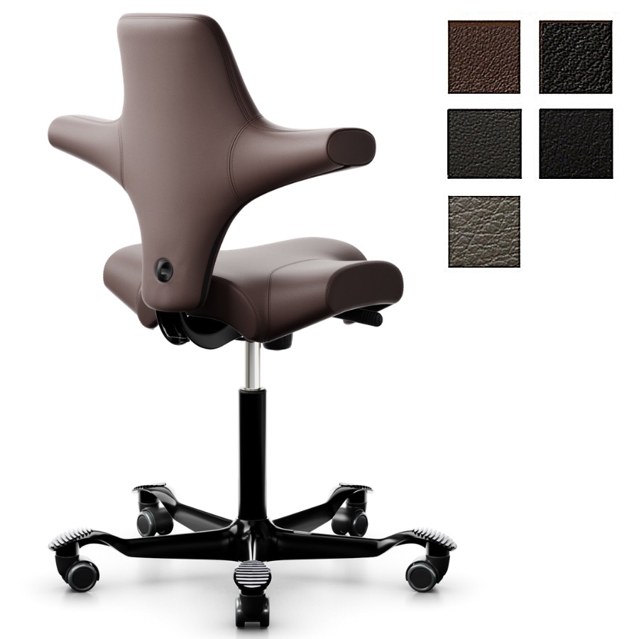 HAG CAPISCO 8106 Lederbezug mit Sattelsitz