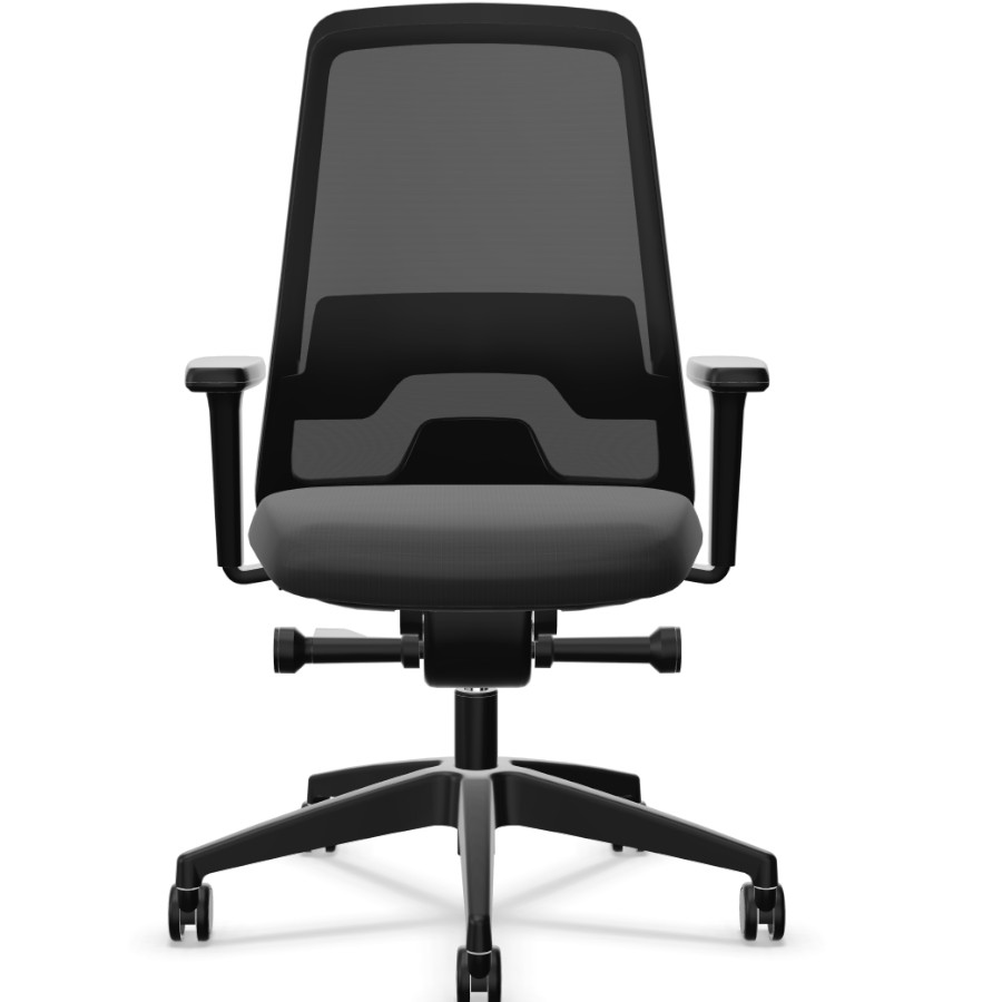 Interstuhl Every EV21E schwarz - Frontansicht