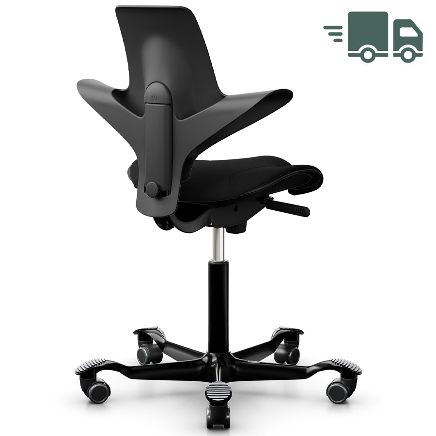 HAG Capisco Puls 8020 schwarz mit Gestell schwarz