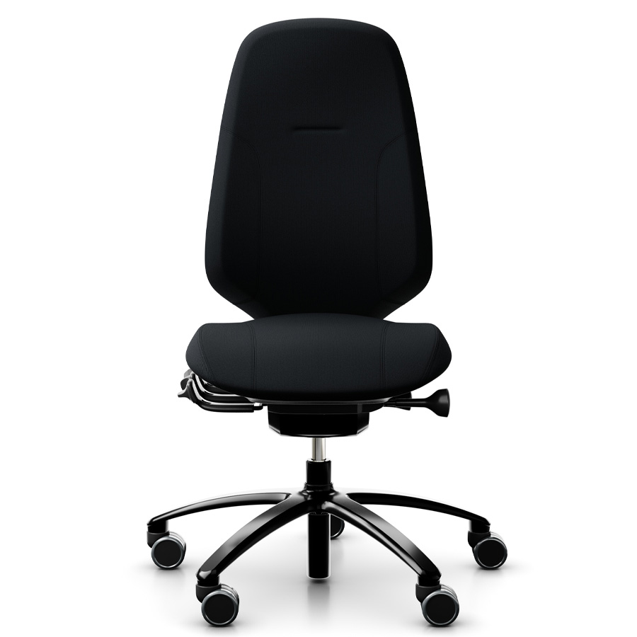 RH Mereo 300 black hohe Rückenlehne - Stoff select schwarz - Frontansicht
