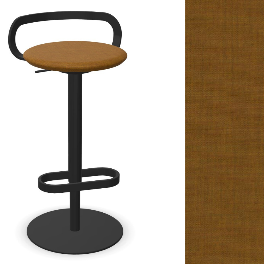 lapalma MAK S110 Barhocker Stoff Remix 422 Gestell schwarz