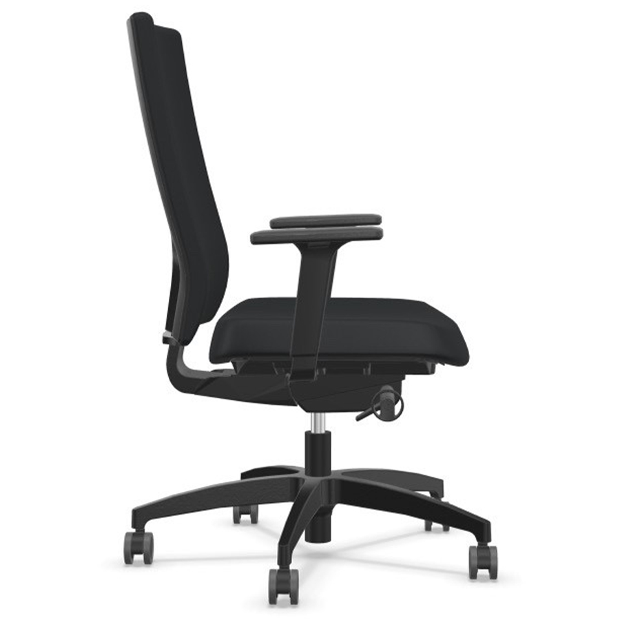 Dauphin @Just evo operator schwarz mit Polsterrückenlehne