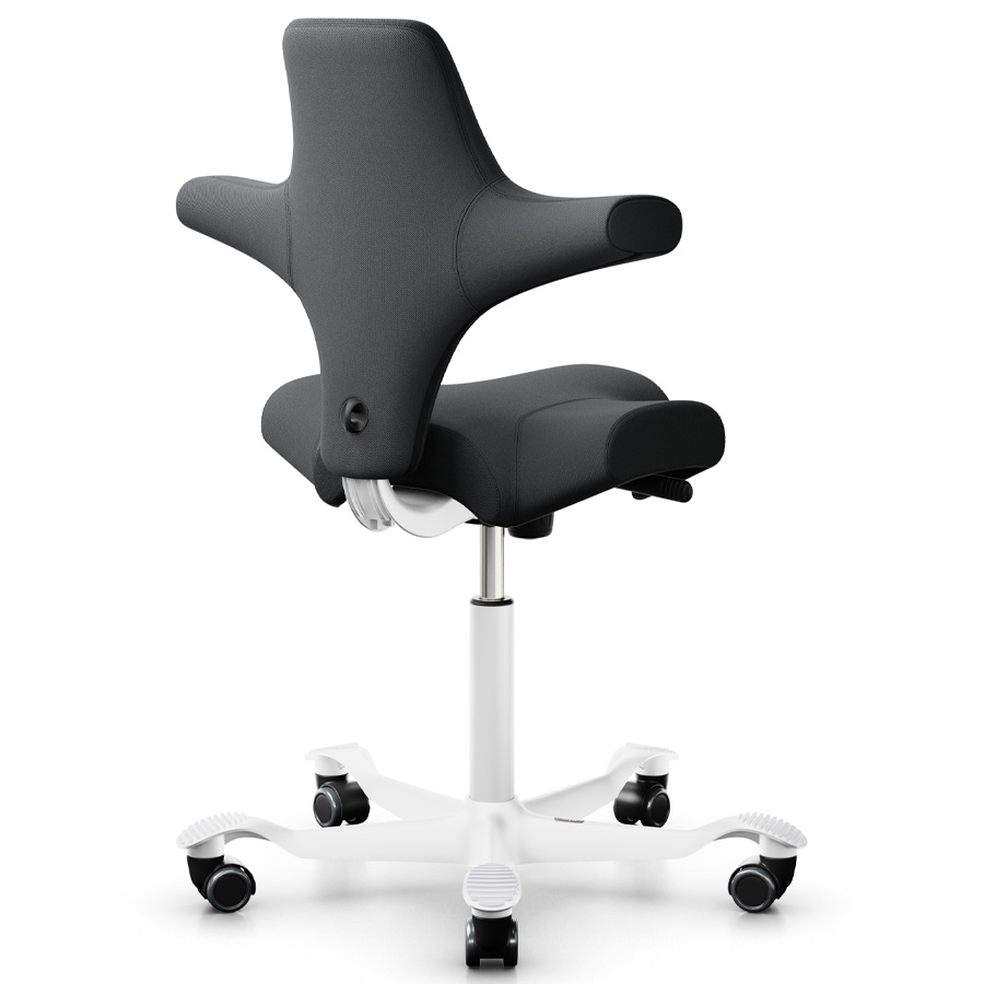 HAG CAPISCO 8106 - Stoff Select 60134 - Gestell weiß - Rückansicht