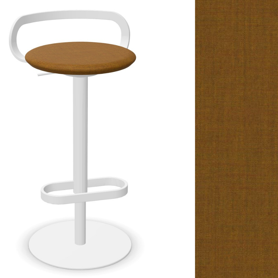 lapalma MAK S110 Barhocker Stoff Remix 422 Gestell weiß